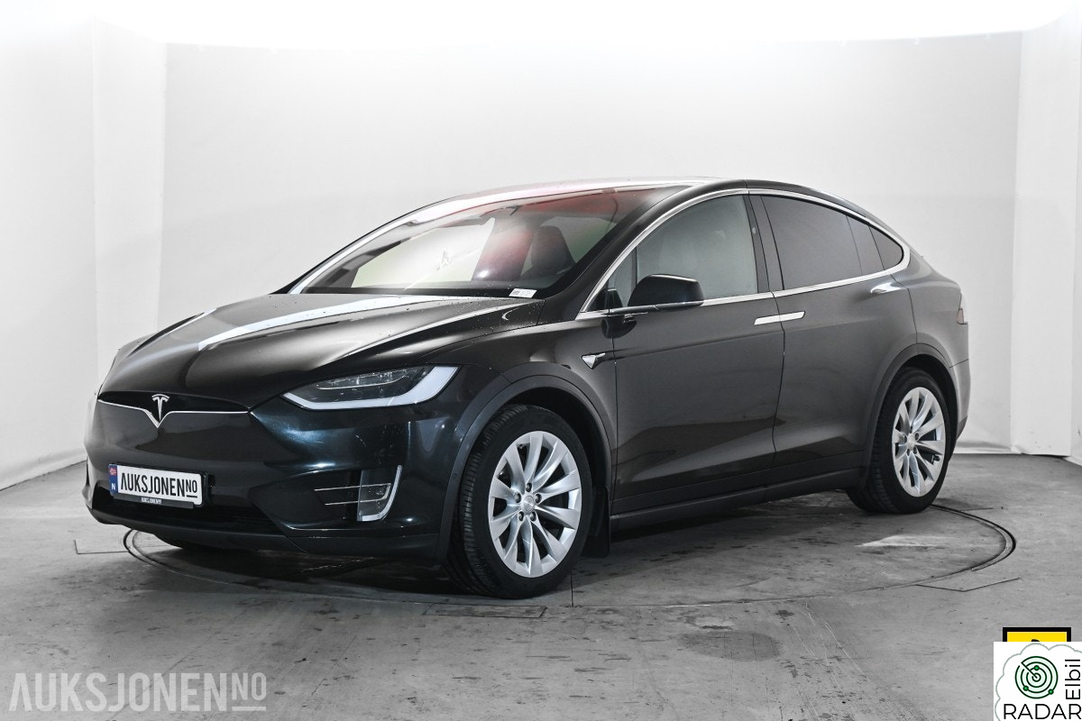 TESLA Model X 75D 7-SETER HENGERFESTE PREMIUM LYD & INTERIØR VINTERPA