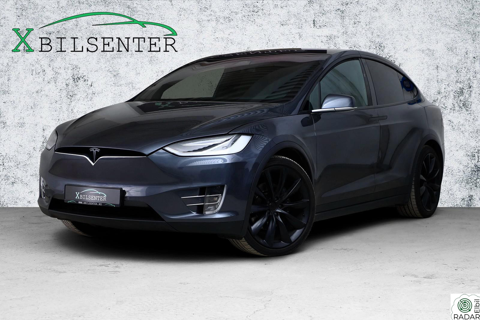 TESLA Model X 75D // AP2.5 MCU2 PREMIUM VINTERPAKKE LYD 22" CCS KROK+