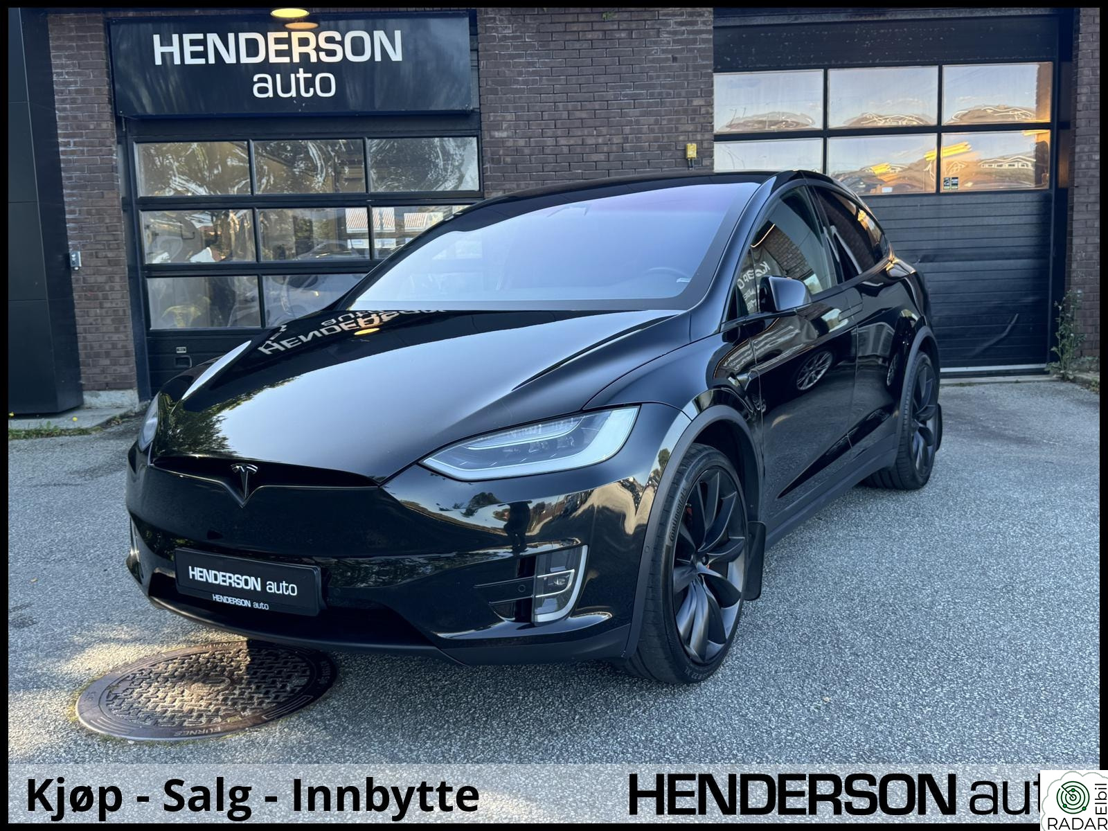TESLA Model X 75D AP2.5 Delskinn/Vinterpakke/HIFI/Netflix/Krok/Luft++