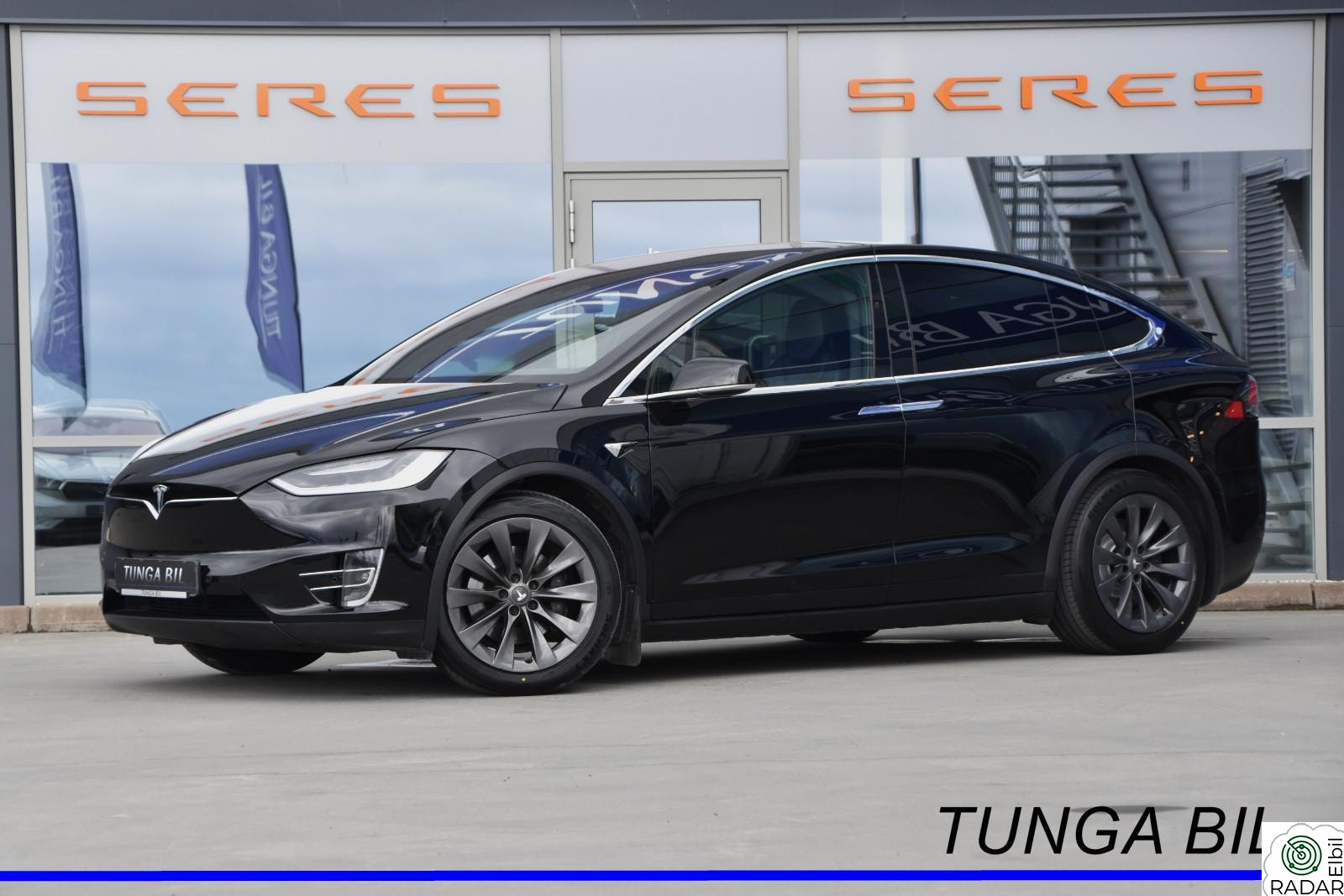TESLA Model X 100D 7-seter, Premium, Skinn, Vinterpk, Carbon, HiFi