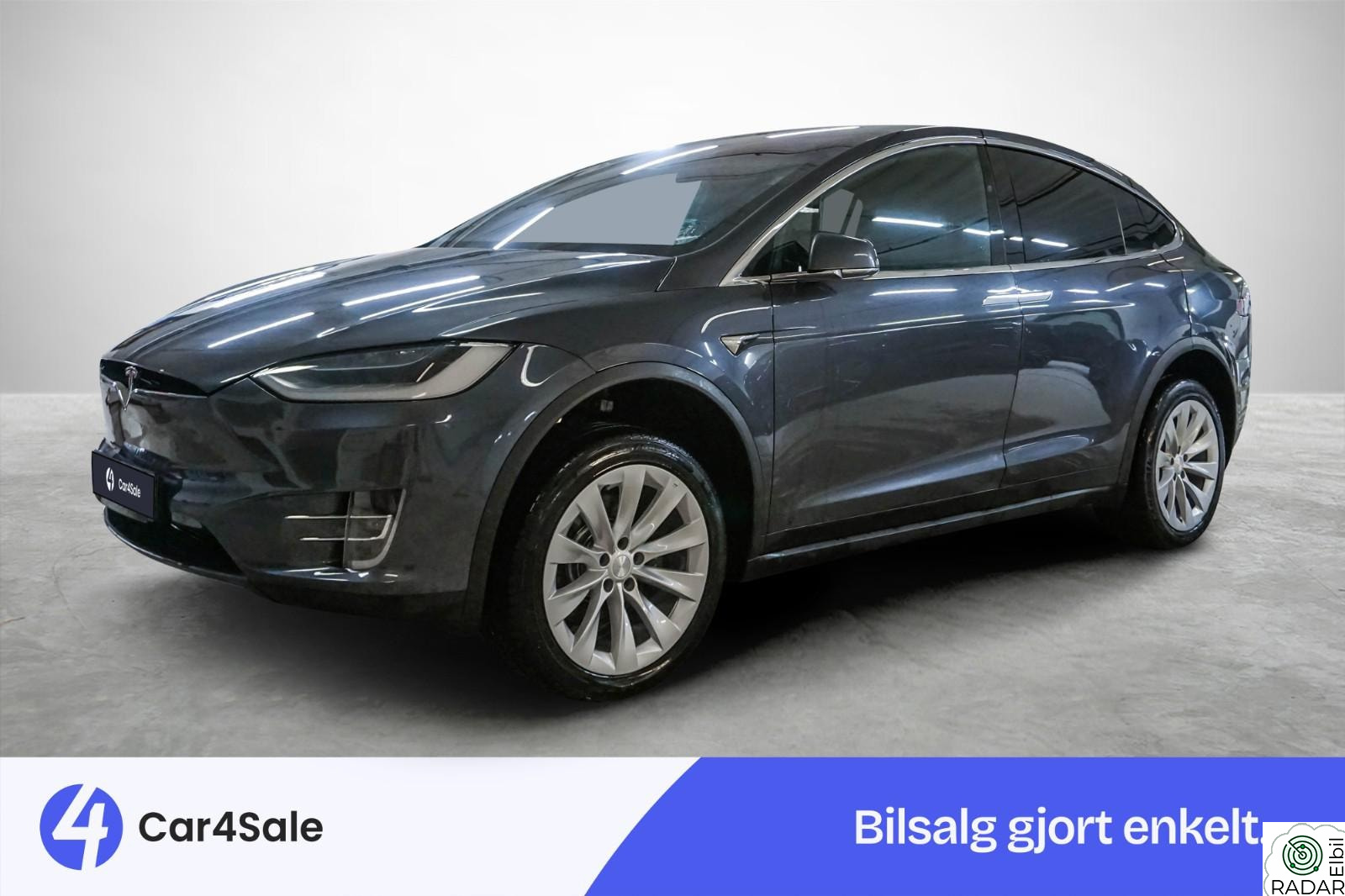 TESLA MOTORS Model X 75D 417km / Gratis Lading / Oppgradert AP / Krok ++