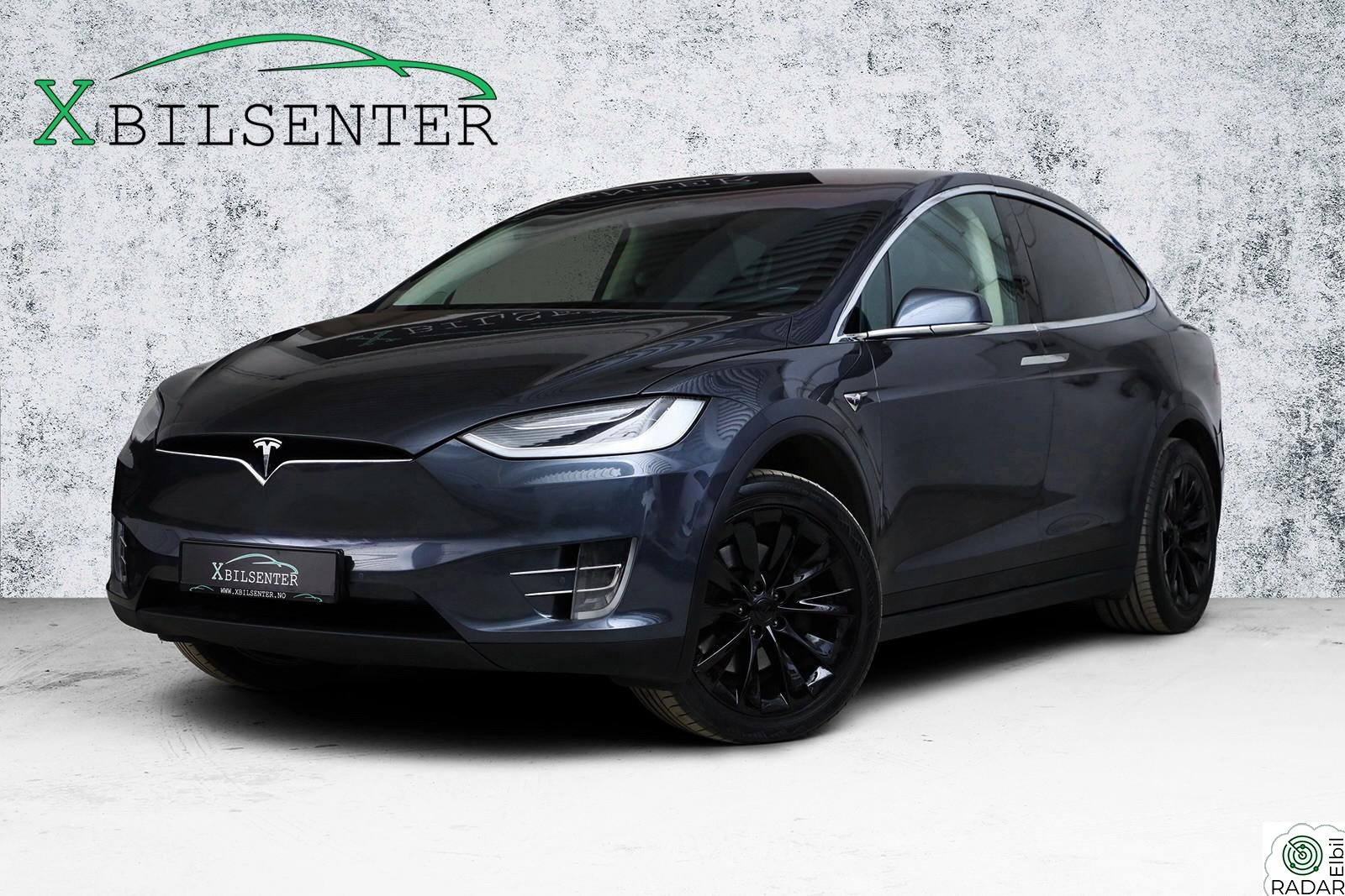 TESLA Model X 100D Long Range // 7-SETER AP PREMIUM VINTER SKINN KROK