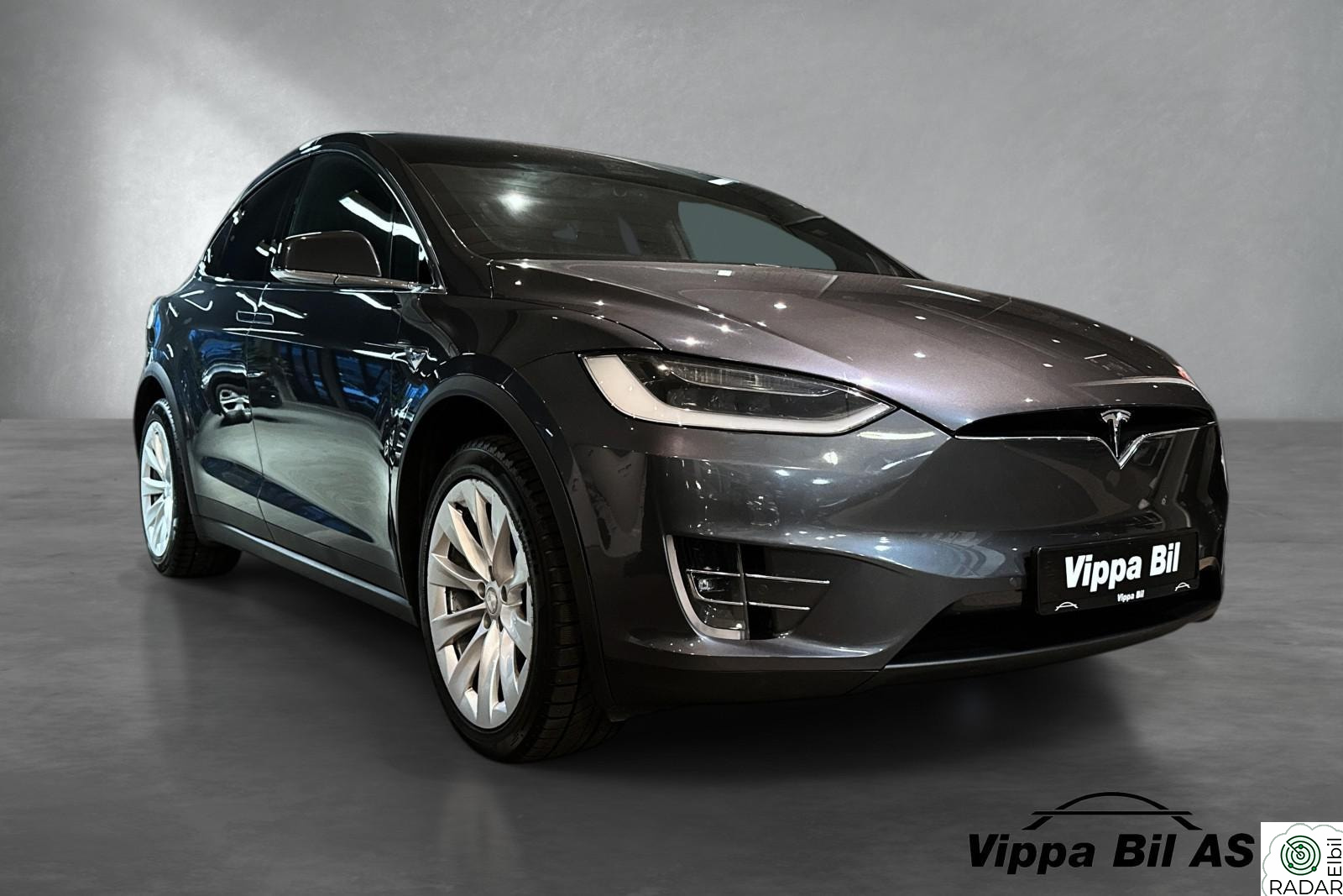 TESLA Model X 75D AWD 7-seter / H.feste / Premium interiør Skinn