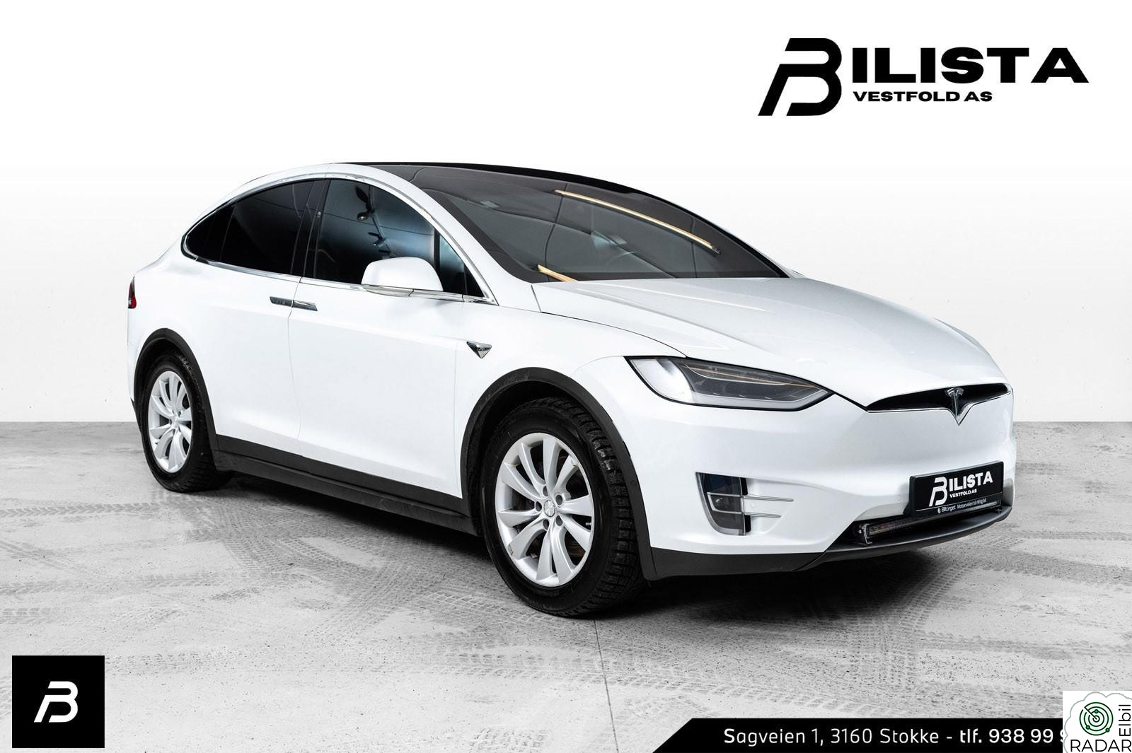 TESLA Model X 417km Premium Krok 4x4 Autopilot Påkostet Ny EU
