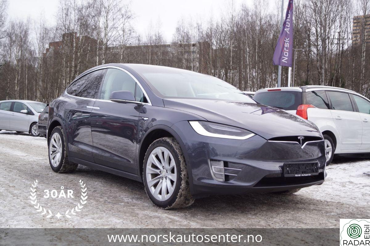 TESLA Model X 75D AWD | AUTOPILOT | LUFTFJÆRING | PREMIUM CC | KROK +