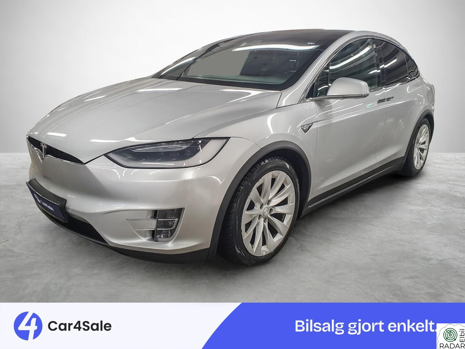 TESLA Model X 100D 7 Seter 485km/ CCS/ Oppgradert AP/ P.Varmer/ MCU2
