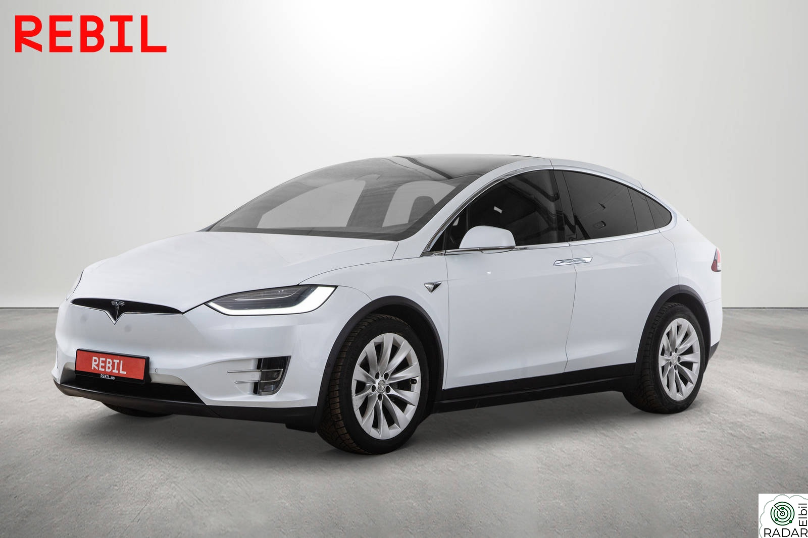 TESLA Model X 75D 7-seter/Skinn/EAP/MCU2/Vinterpakke/R.Kam/Navi/Krok