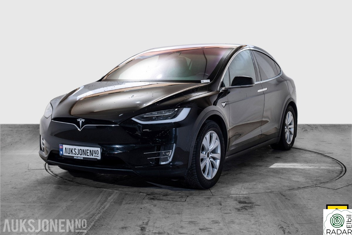 TESLA Model X 75D 525hk AWD, ACC, Skinn, El.seter, Glasstak, Krok +++