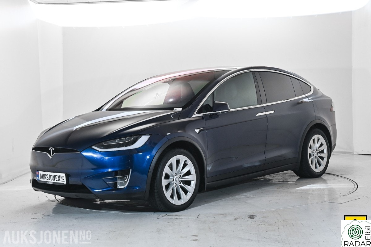 TESLA Model X 75D 7-SETER HENGERFESTE CCS VINTERPAKKE PREMIUM LYD AUT
