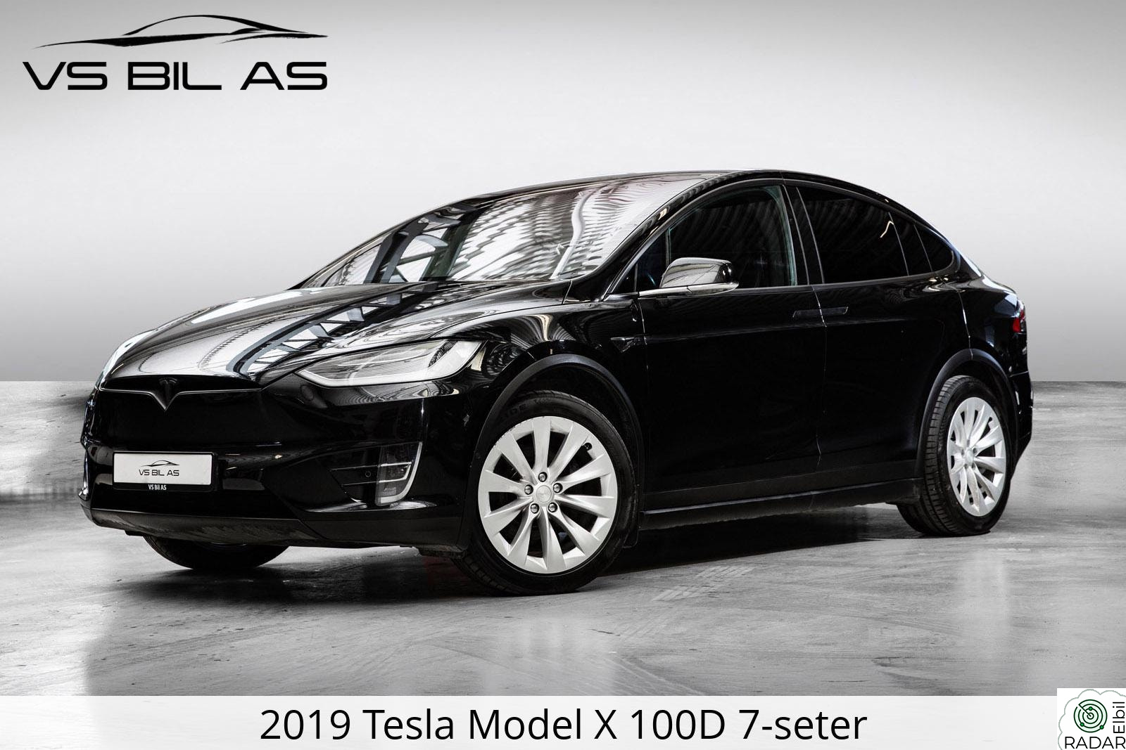 TESLA Model X 100D/7-seter/Premium/Luft/Skinn/HW3/MCU-2/FSD/565KM/S+V