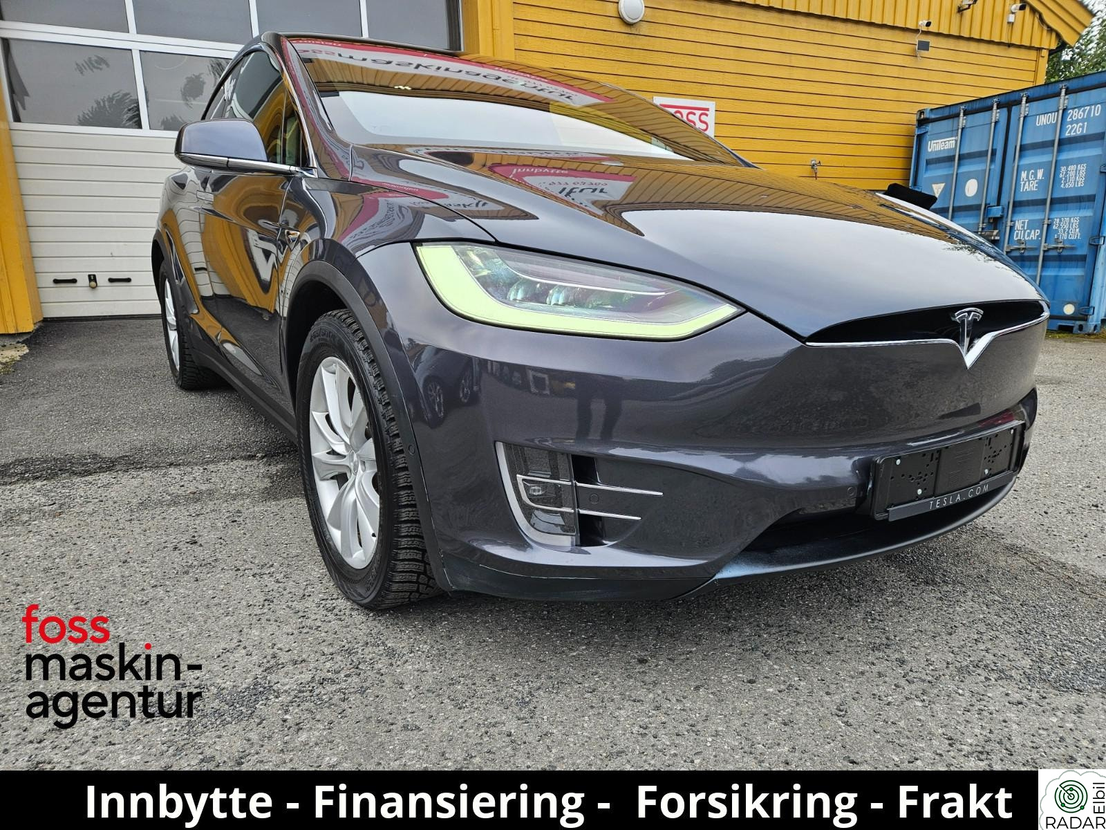 TESLA Model X LR 4x4 Luft+Krok+CCS+6-seter+AutoPilot+Skinn+LTE+CCS