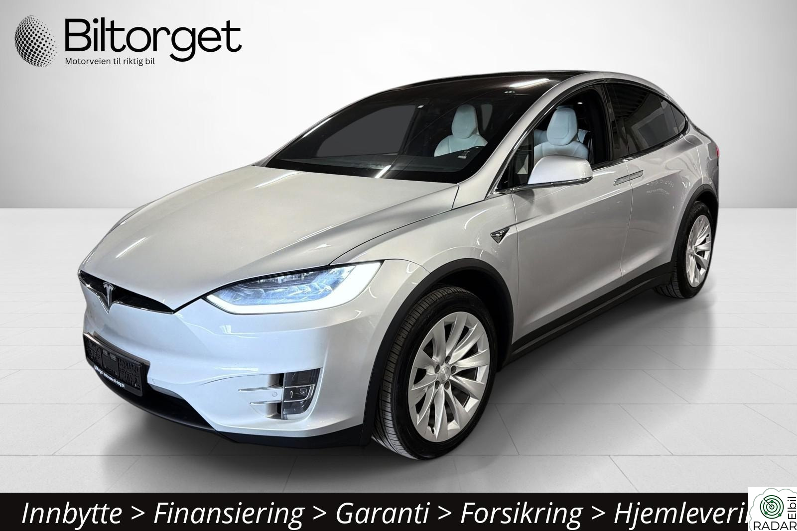 TESLA MOTORS Model X 100D 565km Premium Skinn Krok 5s ny EU 2028 1-Eier++