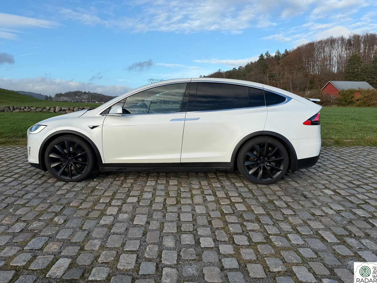TESLA MOTORS Model X 100D|4WD|6S|KROK|CCS|22"|HVITT PREMIUM INTERIØR