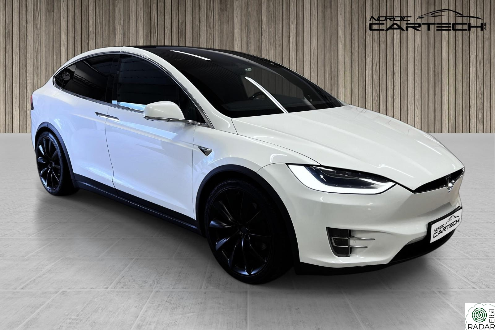 TESLA Model X 100D 6-Seter Fullskinn Vinterpakke H-feste 22" hjul CCS