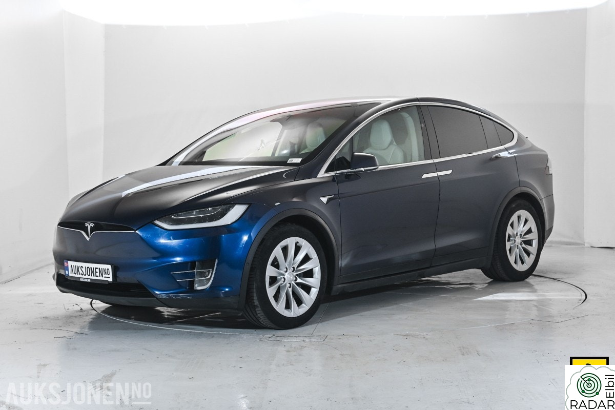 TESLA Model X 75D 7-SETER HENGERFESTE CCS PREMIUM INTERIØR