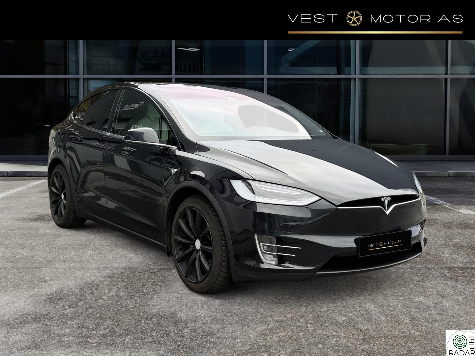 TESLA Model X 75D CCS H.FESTE 5-SETER PREMIUM HVIT INTERIØR ++