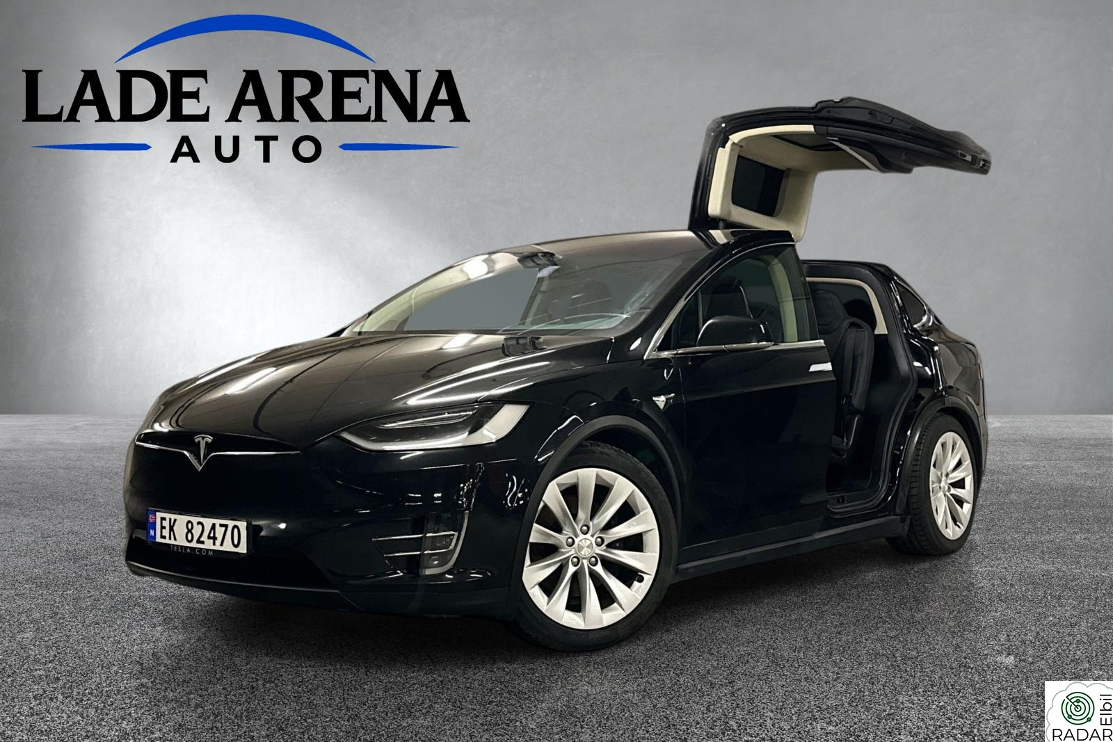 TESLA Model X 75D | 7-seter | Luftfjæring | Premium | Karbon | Krok |