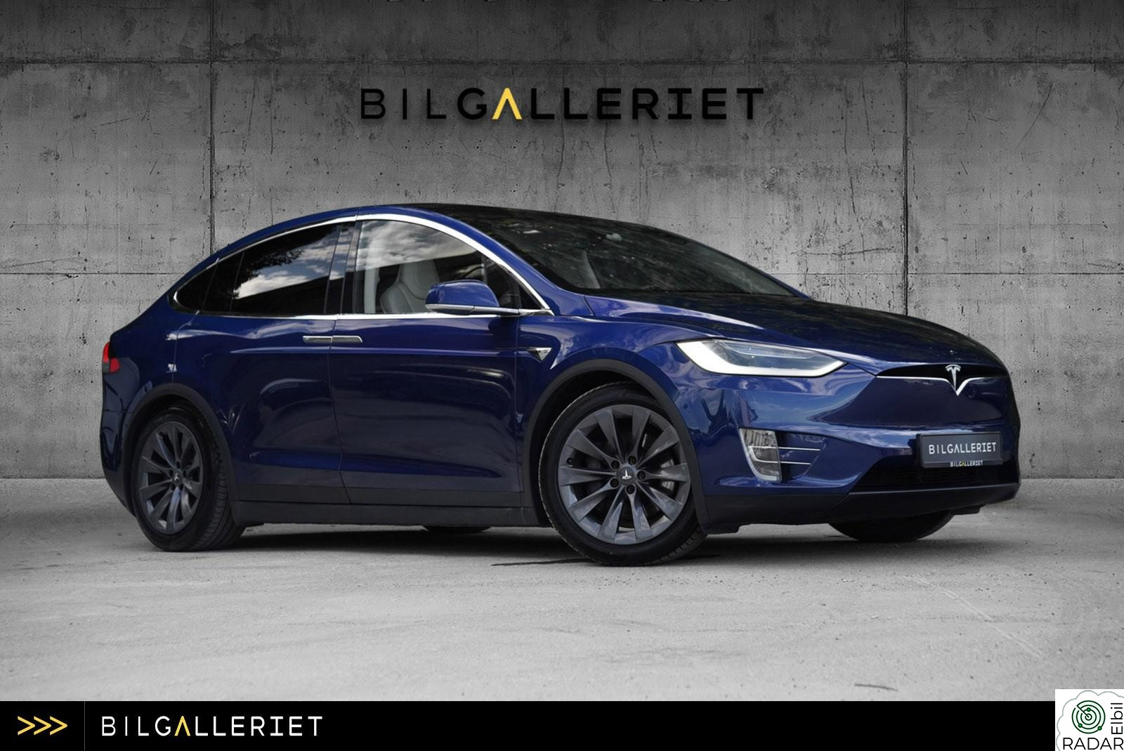 TESLA Model X 100D/GARANTI/VINTERPAKKE/HVITT SKINN/KROK/ACC/