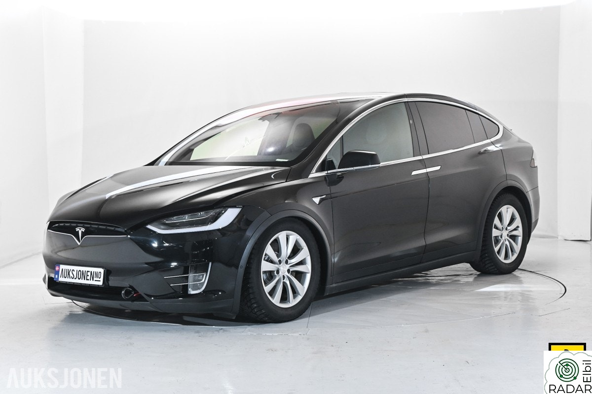 TESLA Model X 100D 7-SETER ACC AUTOPILOT HENGERFESTE PREMIUM LYD LUFT