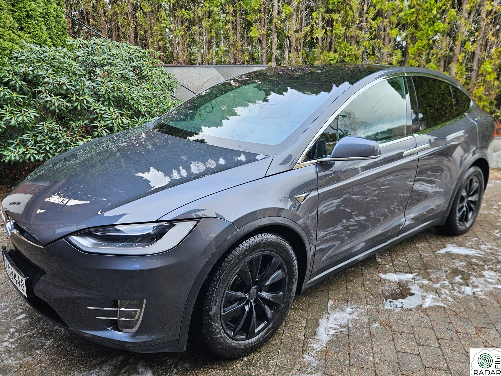 TESLA Model X 75D 4WD 7-s - Nytt hovedbatteri