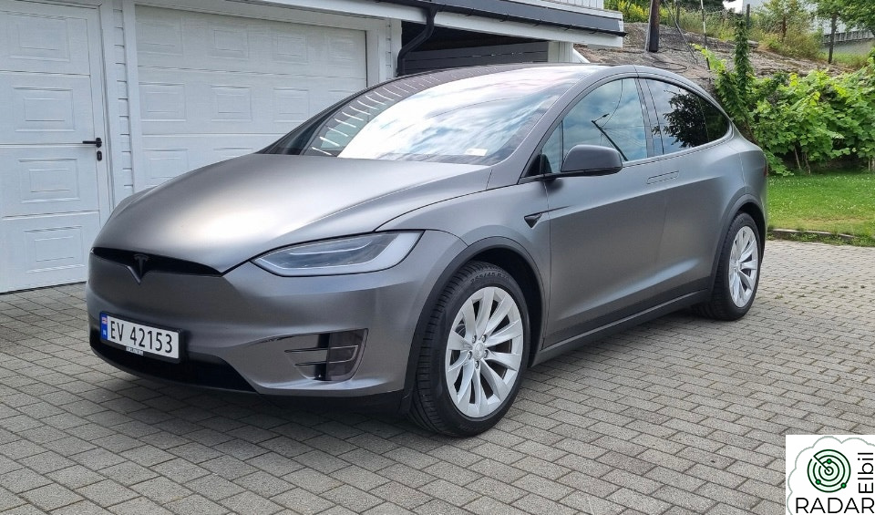 TESLA Model X 4WD 75D 5-S FOLIE HENGERFESTE PREMIUM LYD & VINTERPAKKE