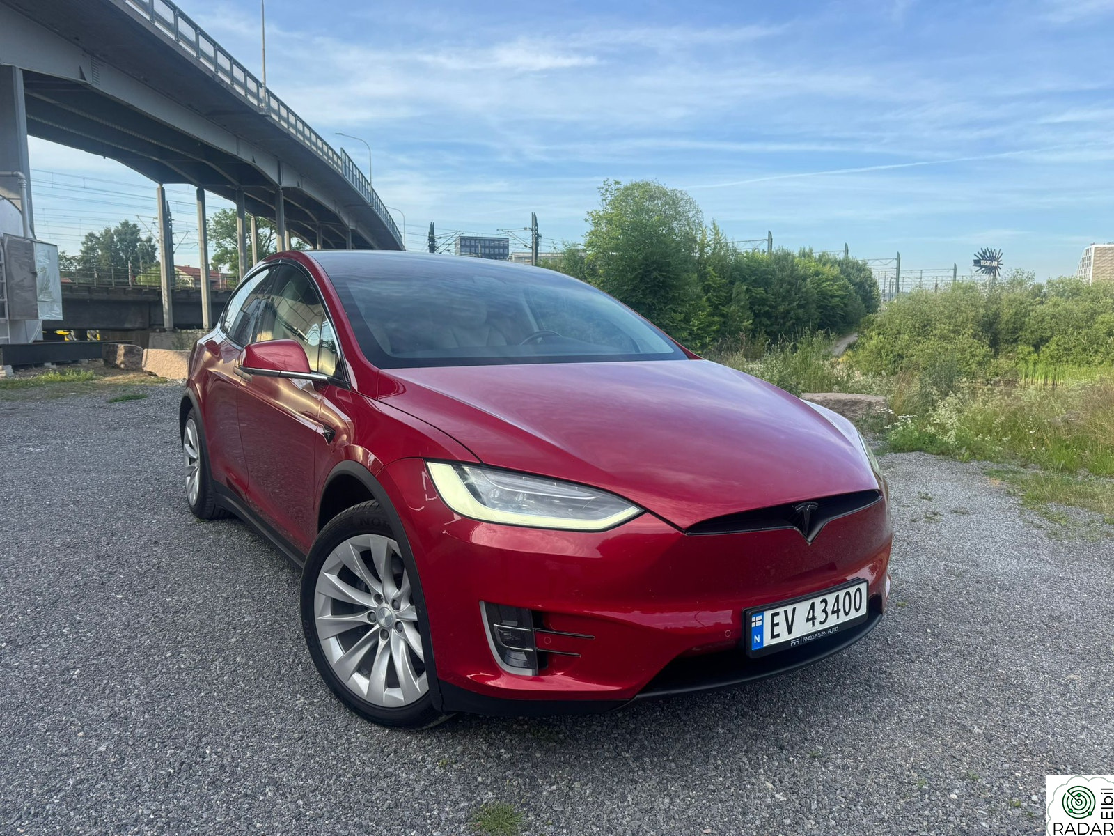 TESLA Model X 100D 4WD 7-s-Hengerfest-Panorama-Strøken