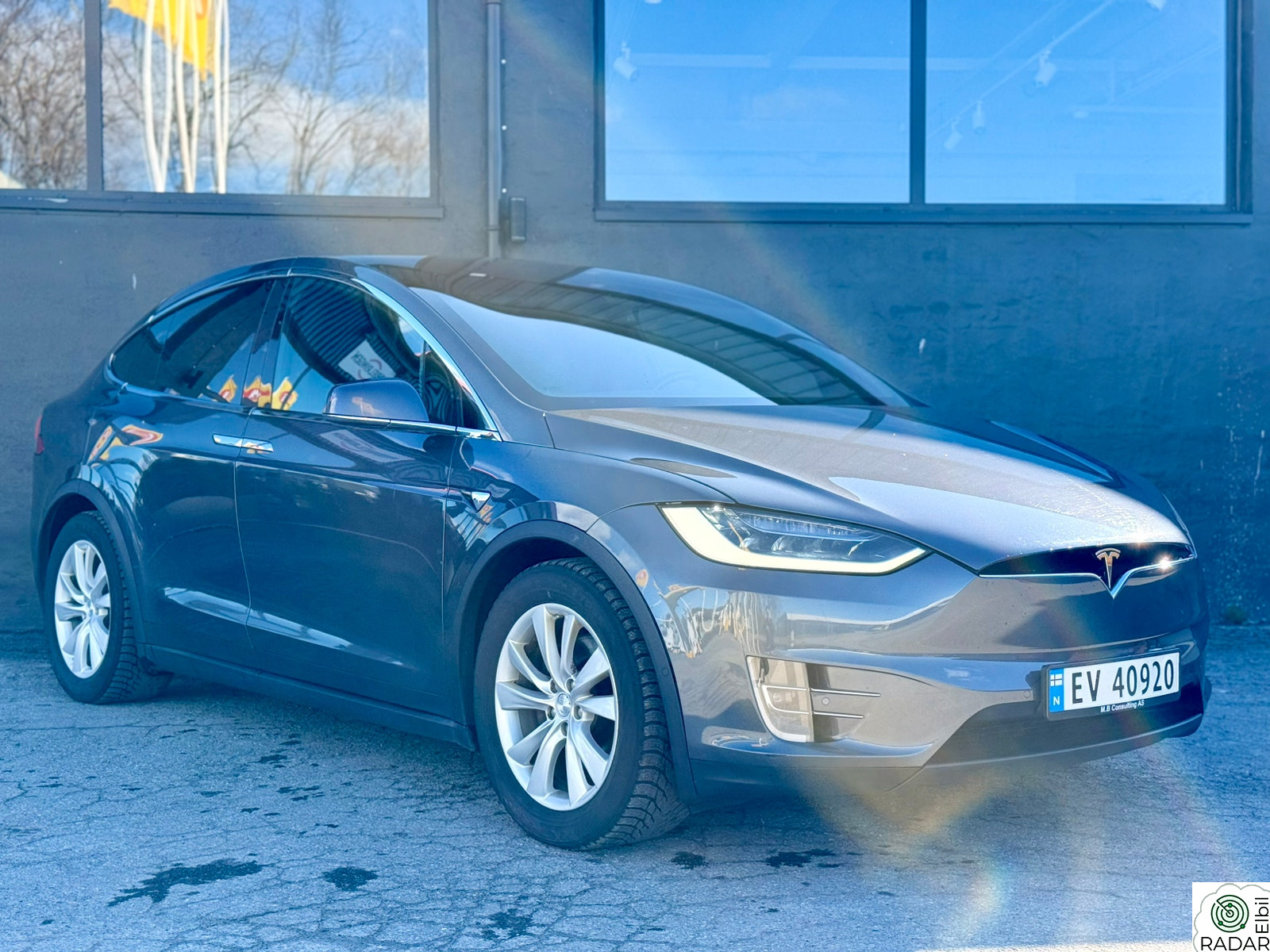 TESLA Model X 75D 4WD 5-s/Skinn/Luft/Pilot/forvarm/Premium LYD