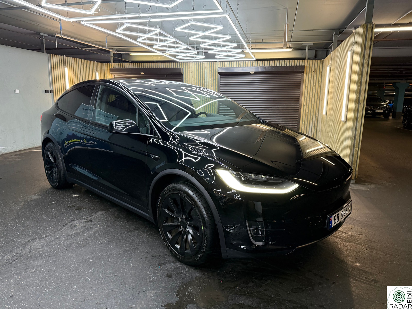 TESLA Model X RAVEN/LONG RANGE PLUS/KROK/CHROME DELETE/CARBON