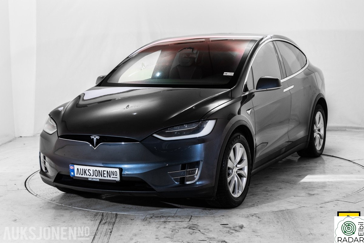 TESLA MOTORS Model X 75D 7-SETER HENGERFESTE CCS ADAPTERSTØTTE PANORAMA