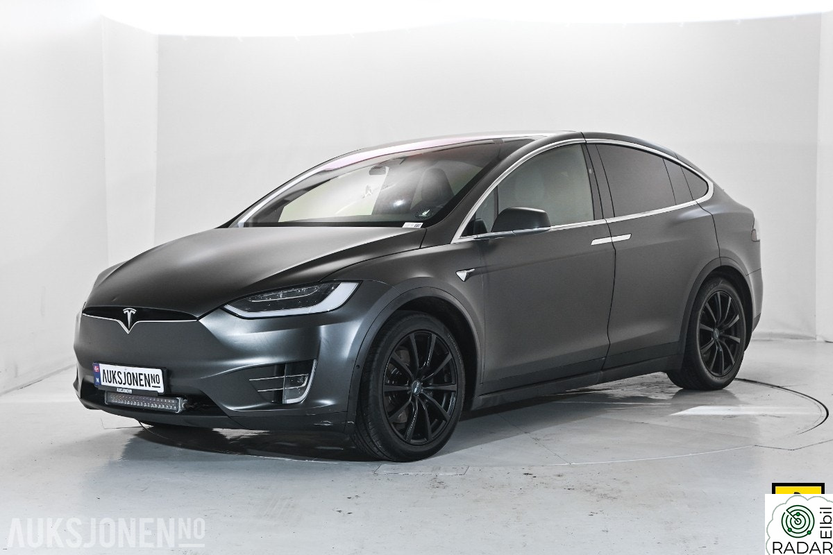 TESLA Model X 75D 7-SETER HENGERFESTE VINTERPAKKE CCS PREMIUM LYD & I