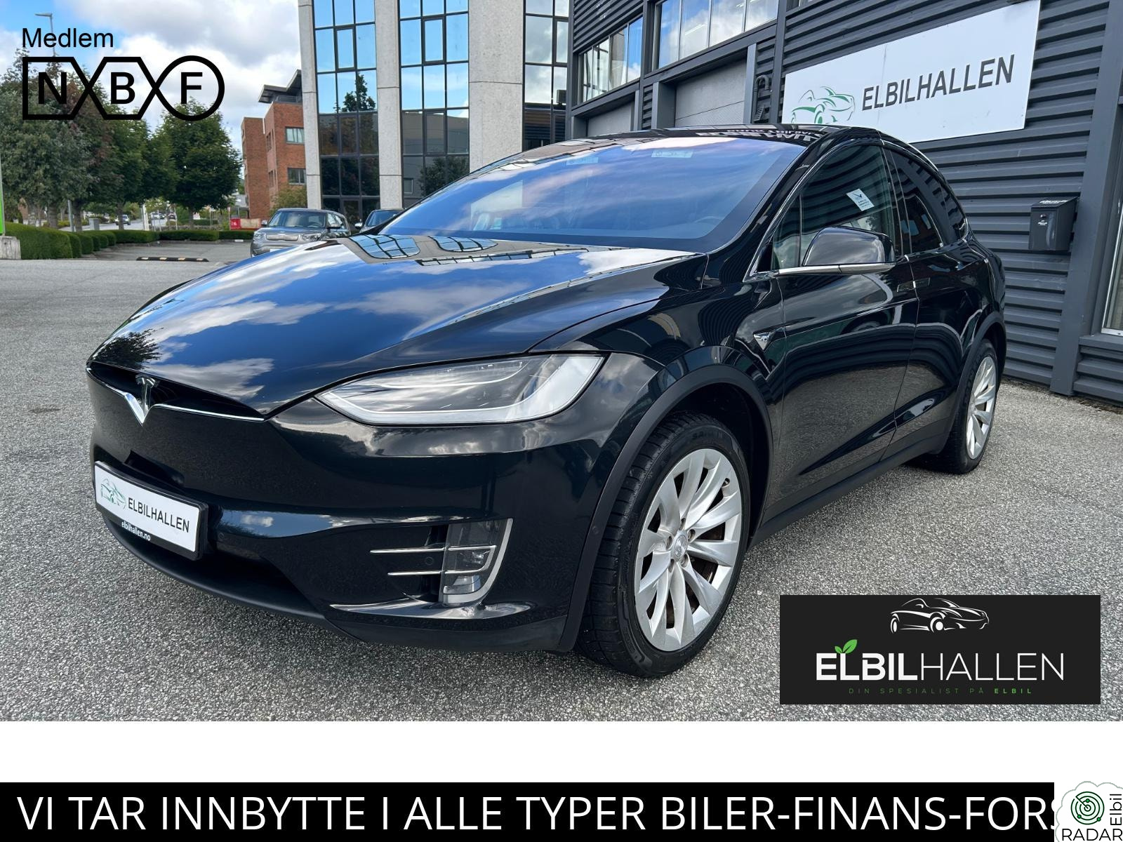 TESLA Model X 75D AWD/7-SETER/ENHANCED AP/SKINN/KROK/EU OK AUG.2028++