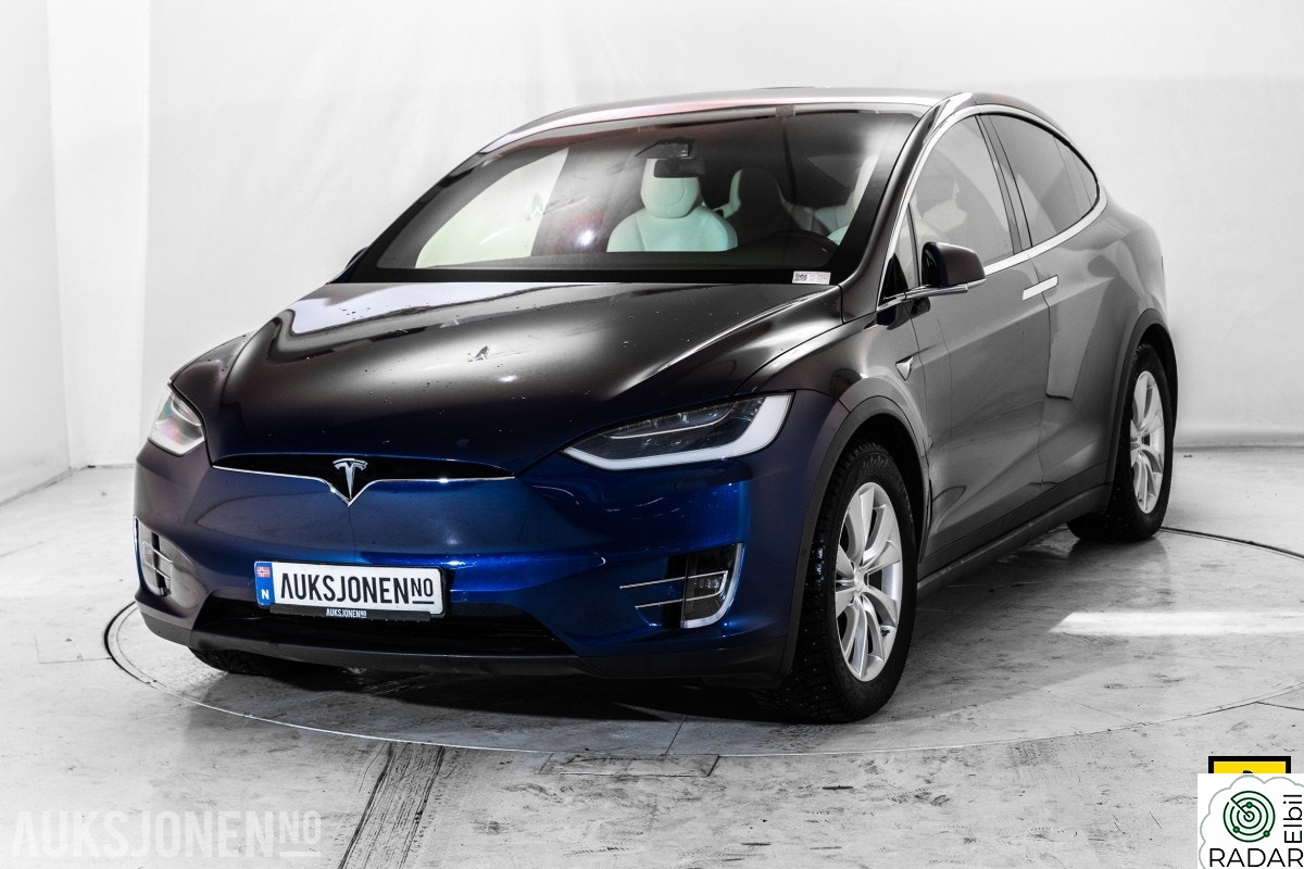 TESLA Model X 100D 7-SETER PREMIUM INTERIØR CCS KARBONFIBERDEKOR