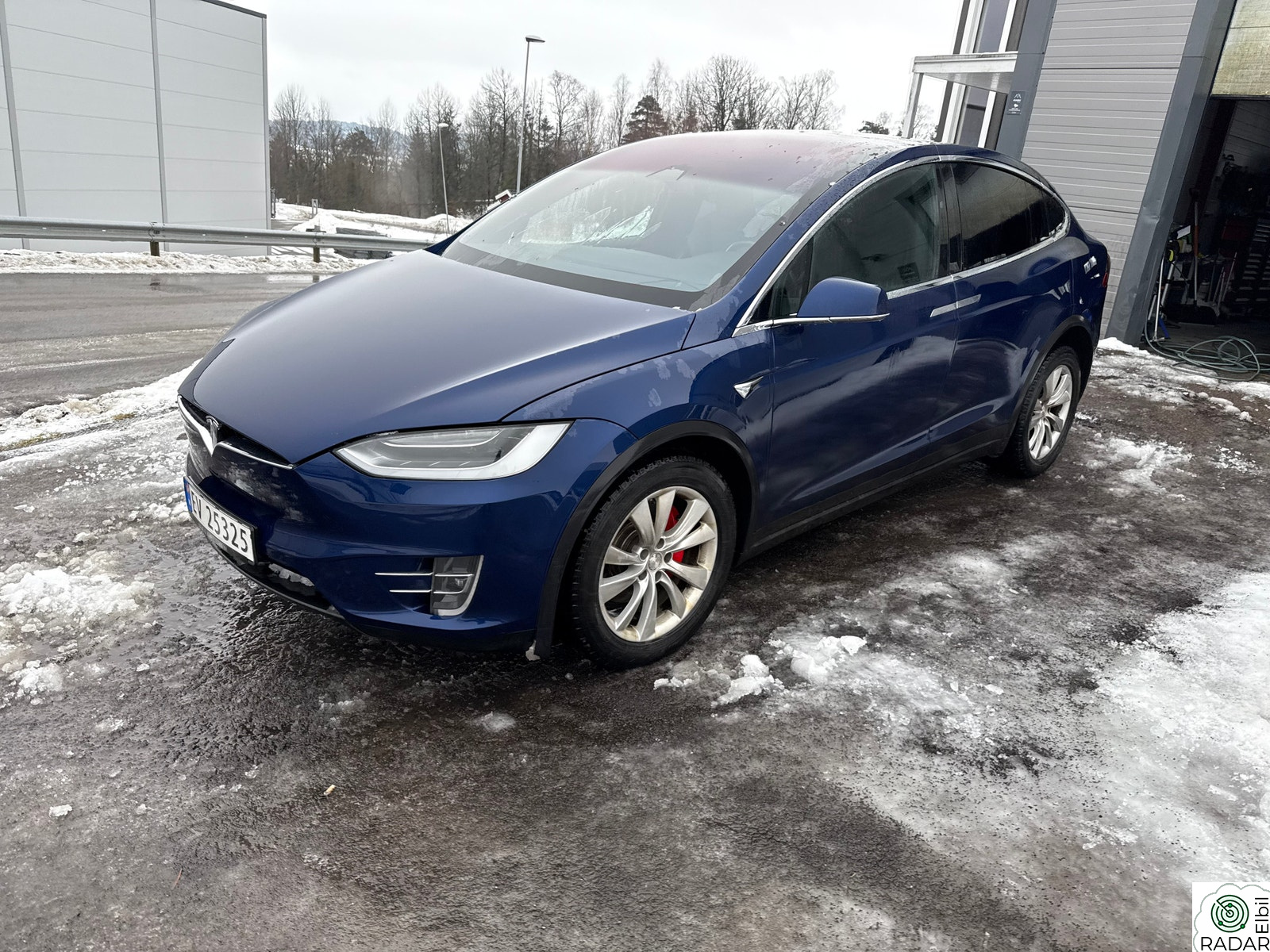 TESLA Model X 75D,6-SETER,SKINN,NYTT BATTERI 5-2025