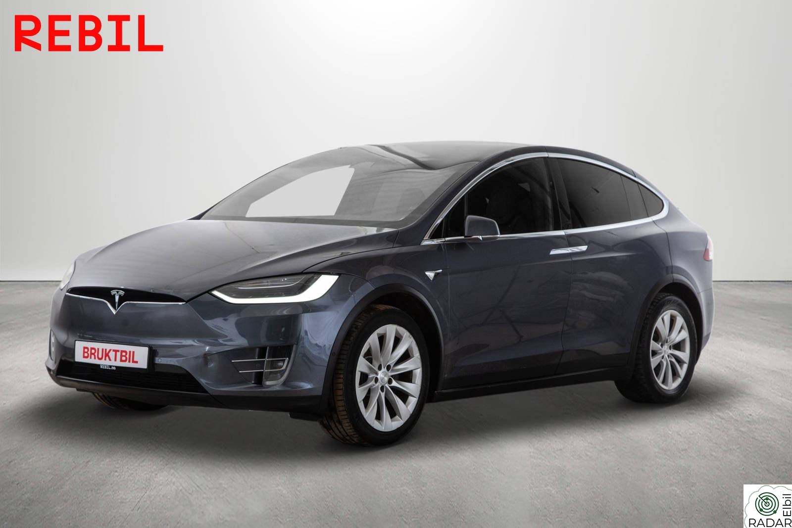 TESLA Model X 100D/5-Seter/Skinn/AP 2.5/Vinterpakke/Premium lyd/Krok