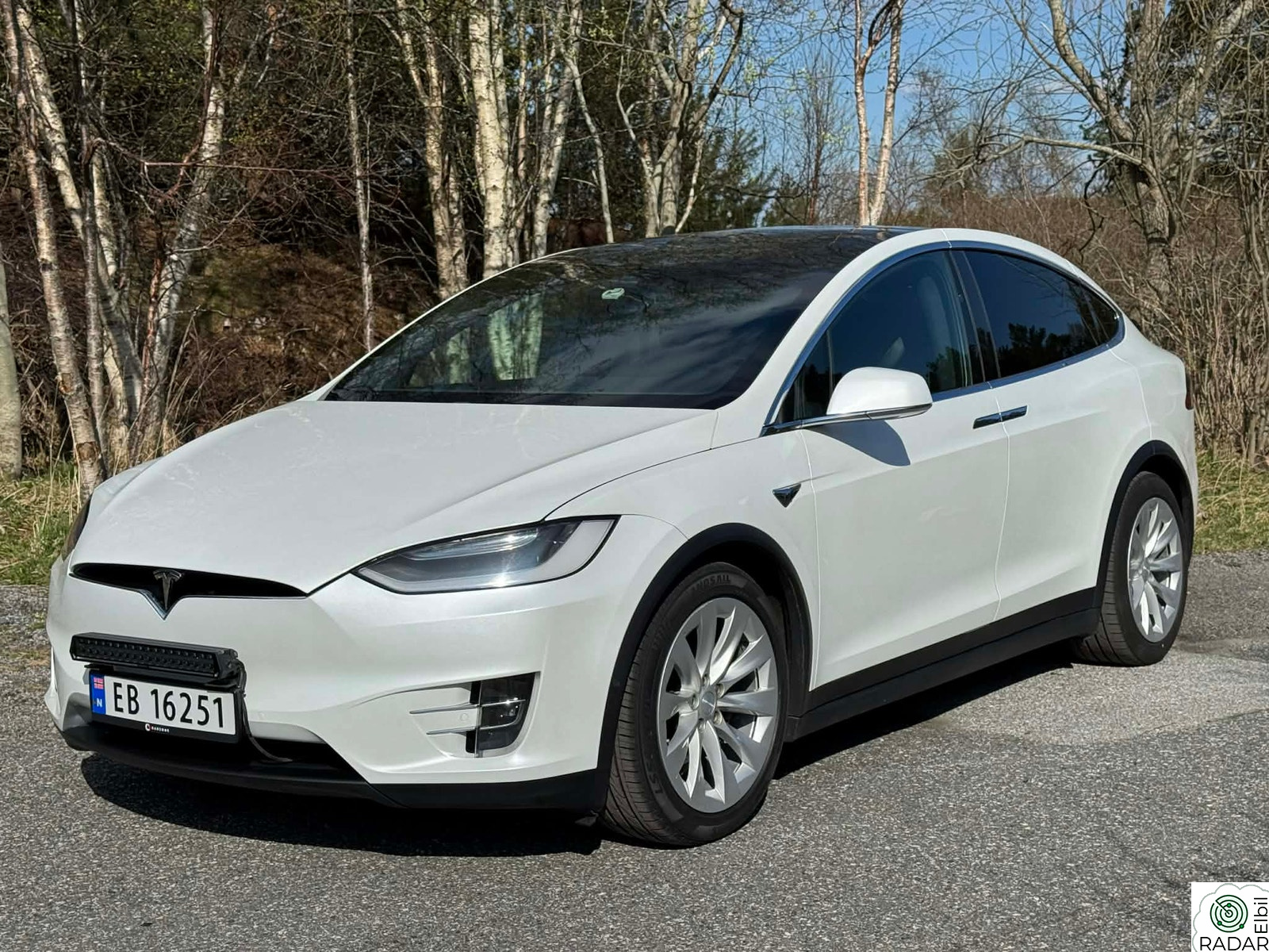 TESLA Model X 100D LongRange Raven, 4WD, 6S, Vinterpakke, Premium Lyd