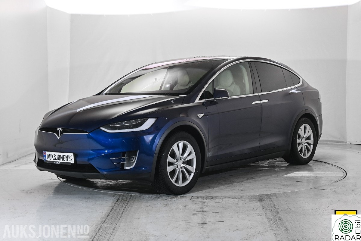 TESLA MOTORS Model X 90D 6-SETER HENGERFESTE PREMIUM INTERIØR & LYD VINTERPA