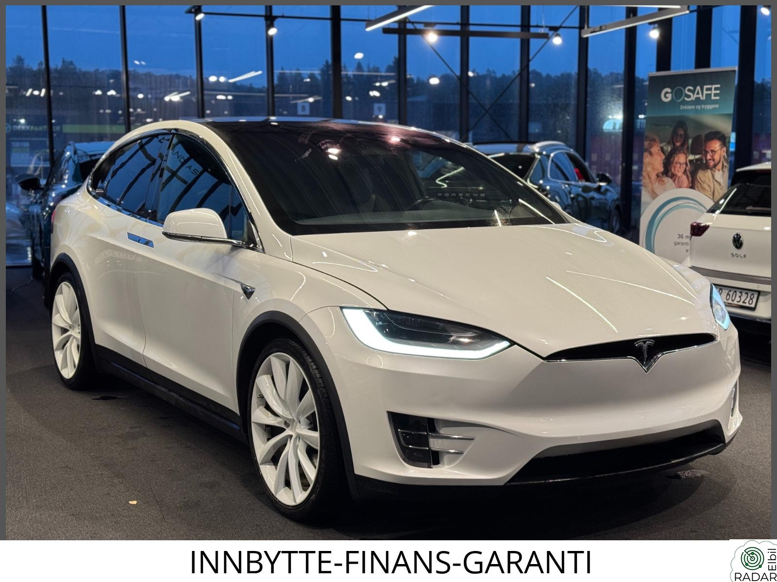 TESLA MOTORS Model X 75D 4WD/ 6 seter/ Pilot seats/ Krok/ Autopilot/Luft/ ++