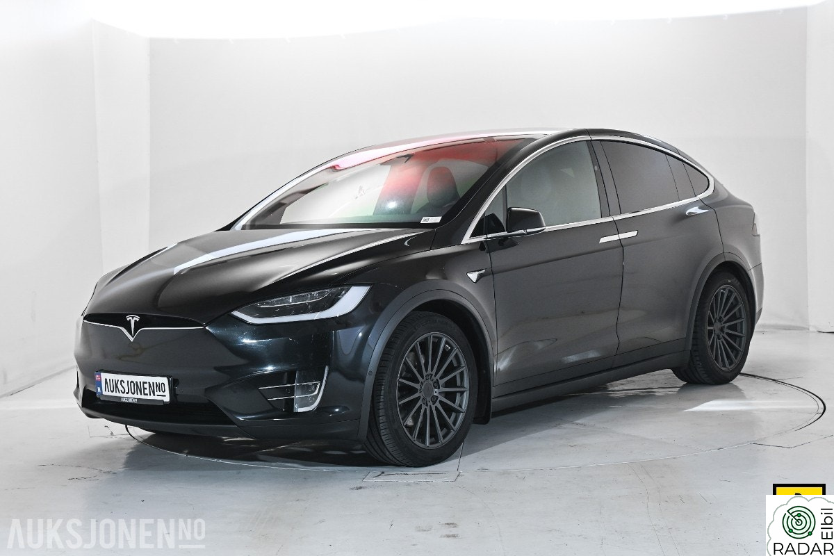 TESLA MOTORS Model X 90D AWD 6-SETER HENGERFESTE AUTOPILOT LUFT CCS VINTERPA
