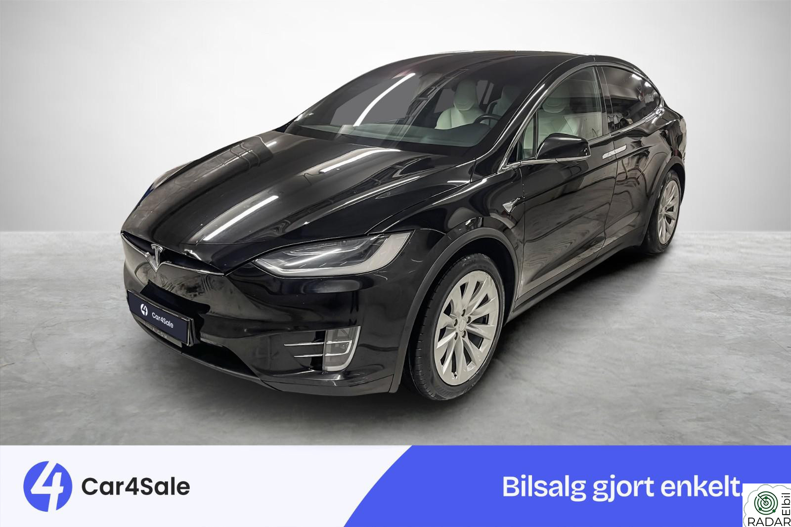 TESLA MOTORS Model X 75D / EU 09.27 / 1-eier / CCS / Skinn / Krok / Vinter++