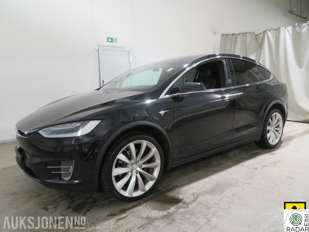TESLA MOTORS Model X 100D 6-SETER AUTOPILOT PANORAMA CCS LUFT PREMIUM LYD