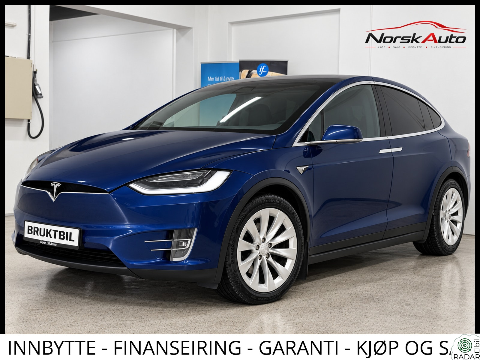 TESLA Model X 75D / AWD / CCS / Garanti / Velholdt / H.feste ++