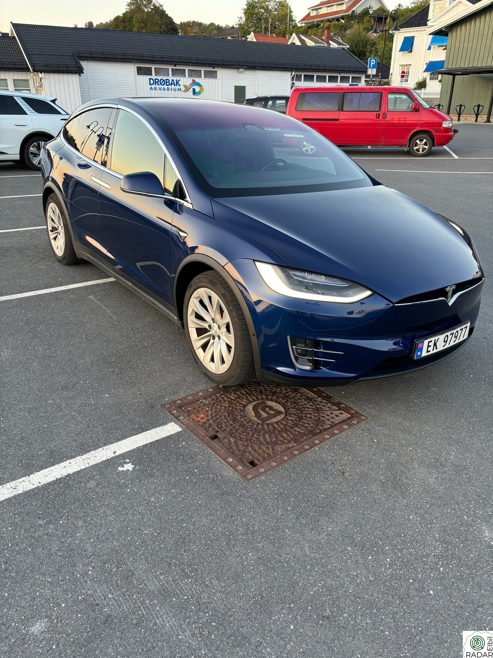 TESLA Model X X75D, 7 seter