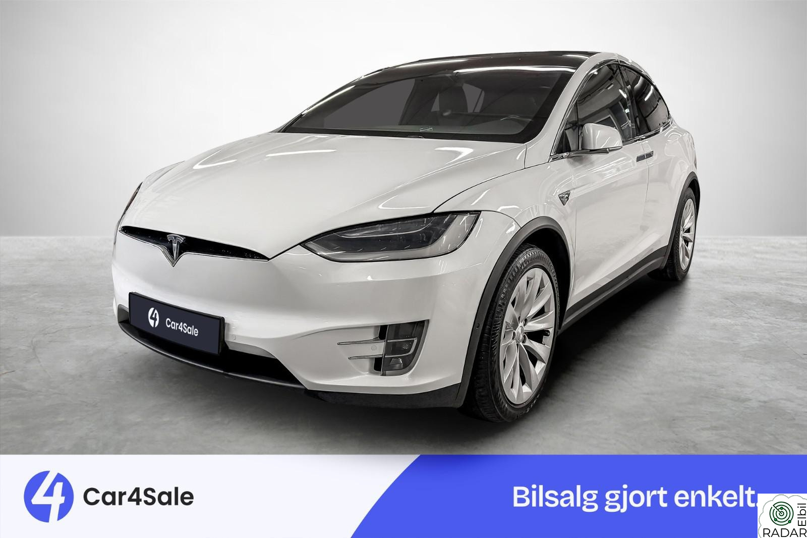 TESLA Model X 75D 417km 7-Seter /Skinn / H.Feste / AP / EU-28 / Norsk