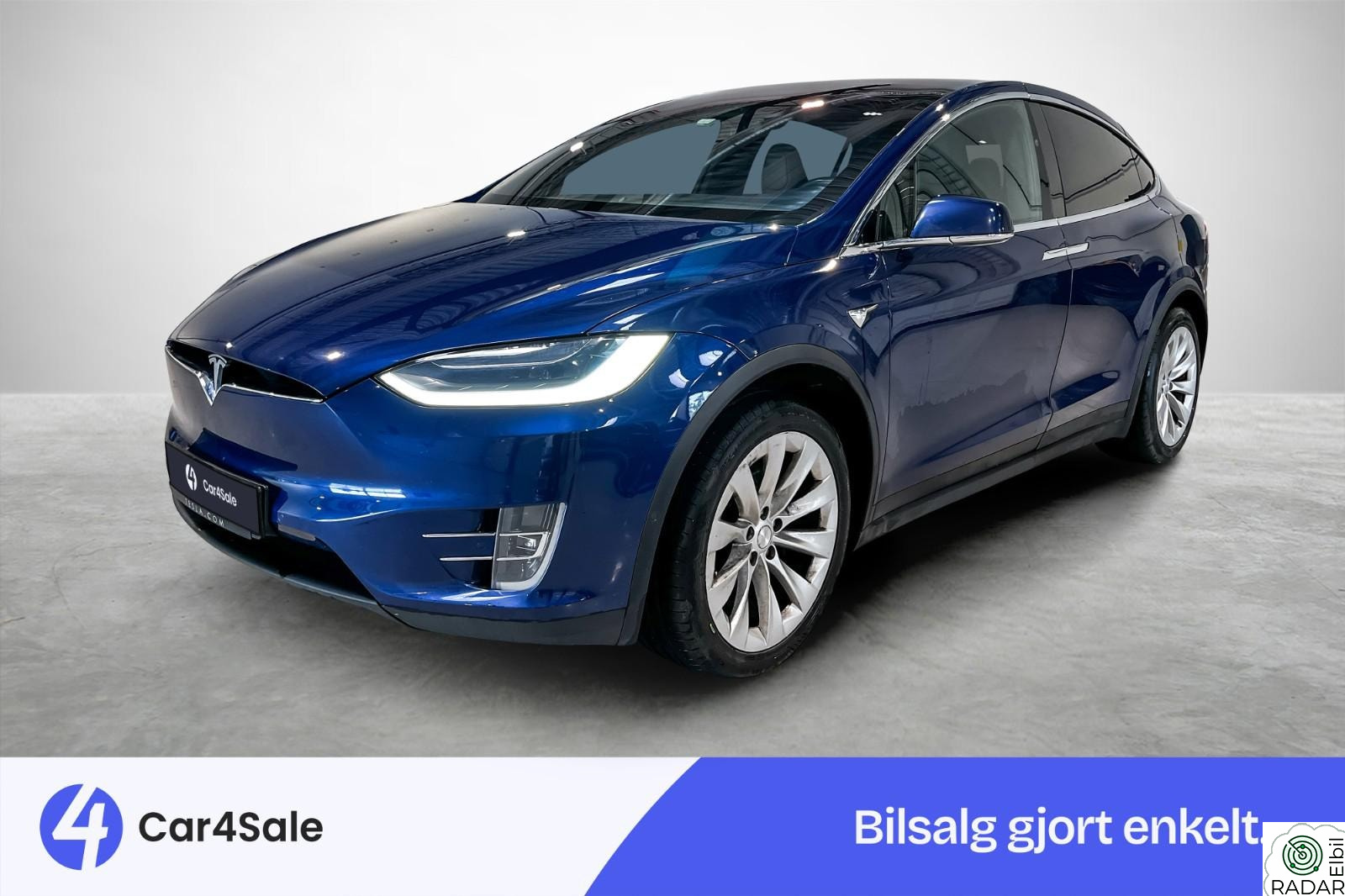 TESLA Model X 75D 7-seter / 417km/ AP/ Luft/ Krok/ EU26/ MCU2/ 1-eier