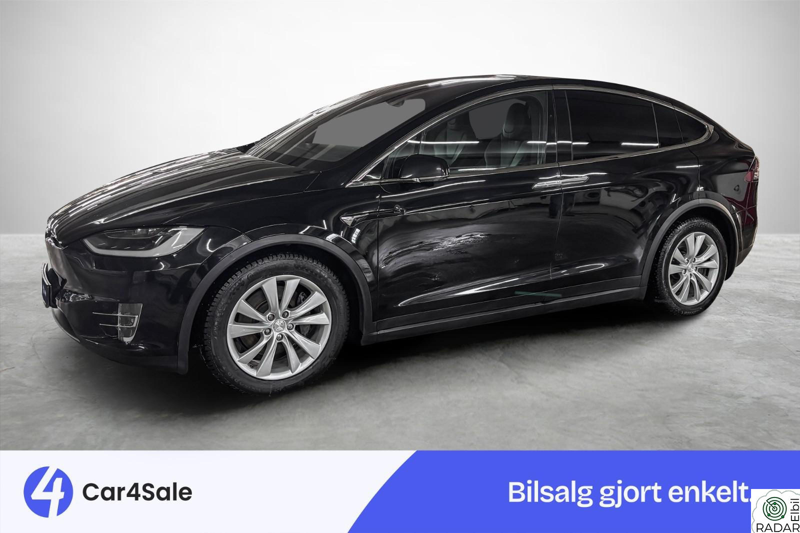 TESLA Model X 75D / Skinn / Krok / MCU2 / Lav KM / 1-eier/ S+V/ 417km
