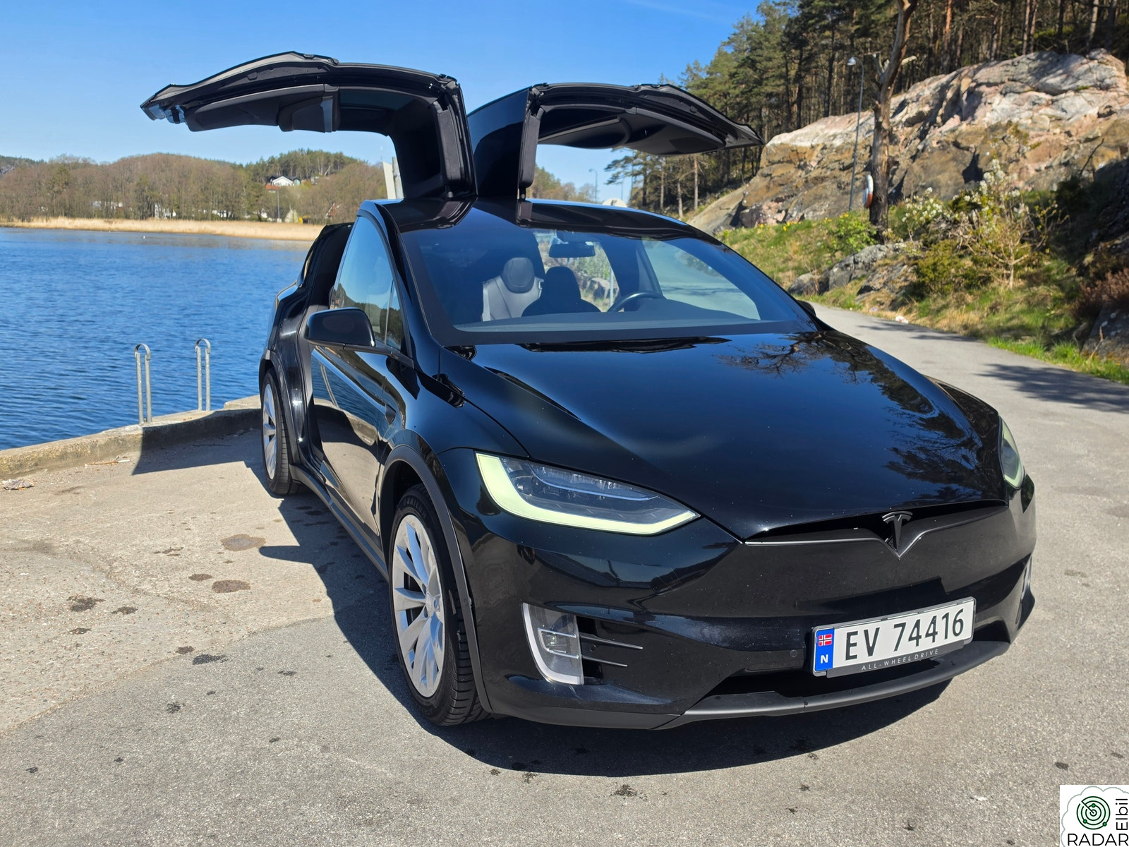 TESLA Model X 100D 4WD 5-s •Velholdt•Krok•360Kamera•Vinterp•Autopilot