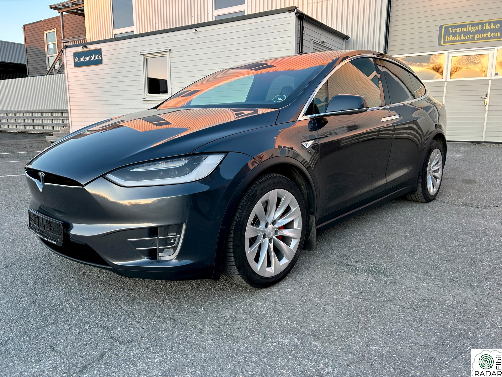 TESLA MOTORS Model X X90D//GRATIS LADING//7 SETER//