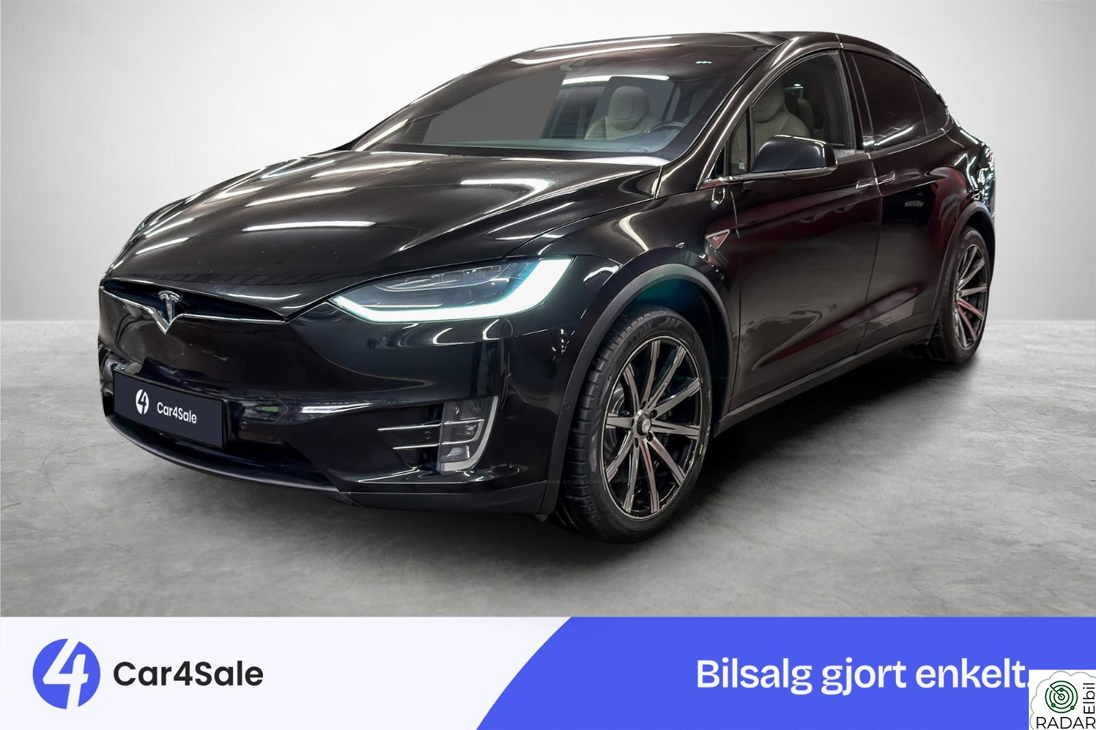 TESLA MOTORS Model X 90D Gratis lading / 7s / HiFi / P.Varmer / Autopilot