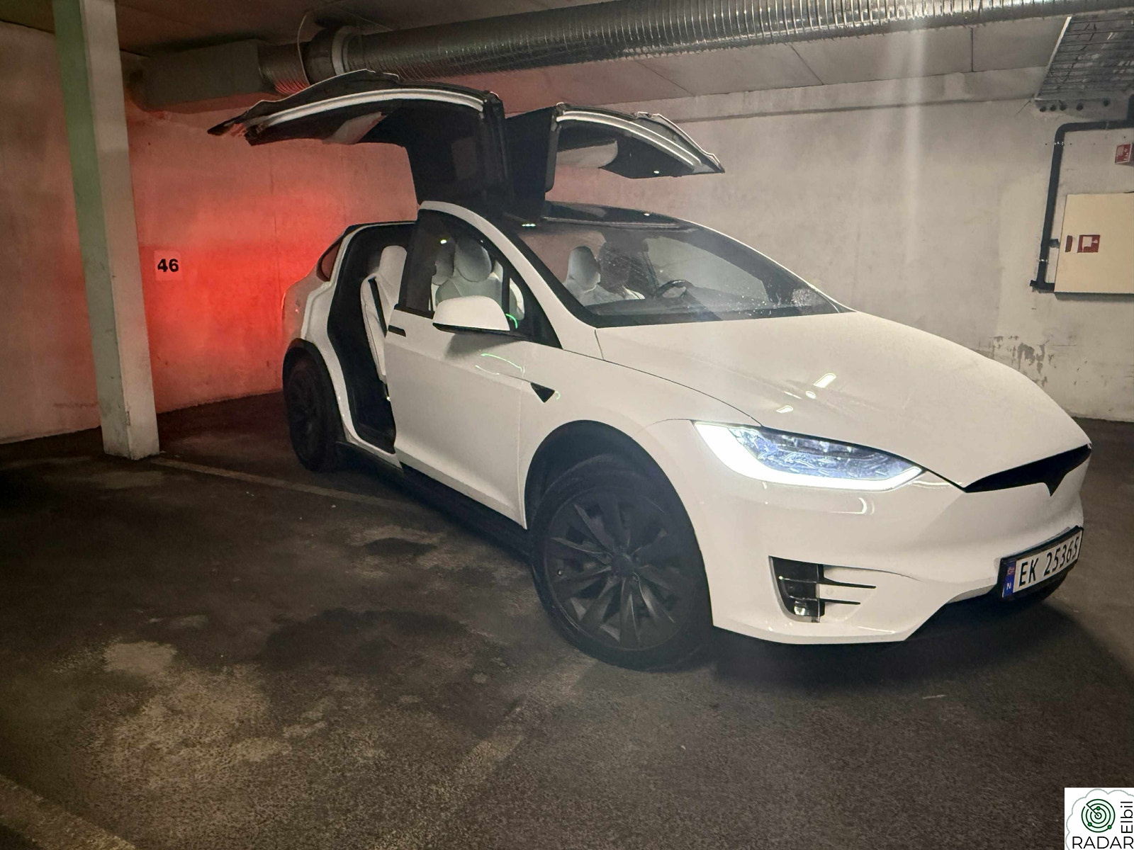 TESLA MOTORS Model X 90D 4WD 6-s, Ventilerte seter, Ultra HIFI, Chrome del++