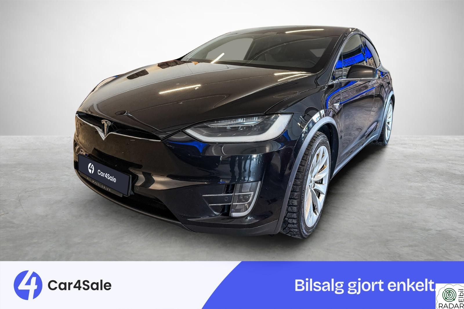 TESLA MOTORS Model X 75D/ Krok/ Ryggekamera/ Navi